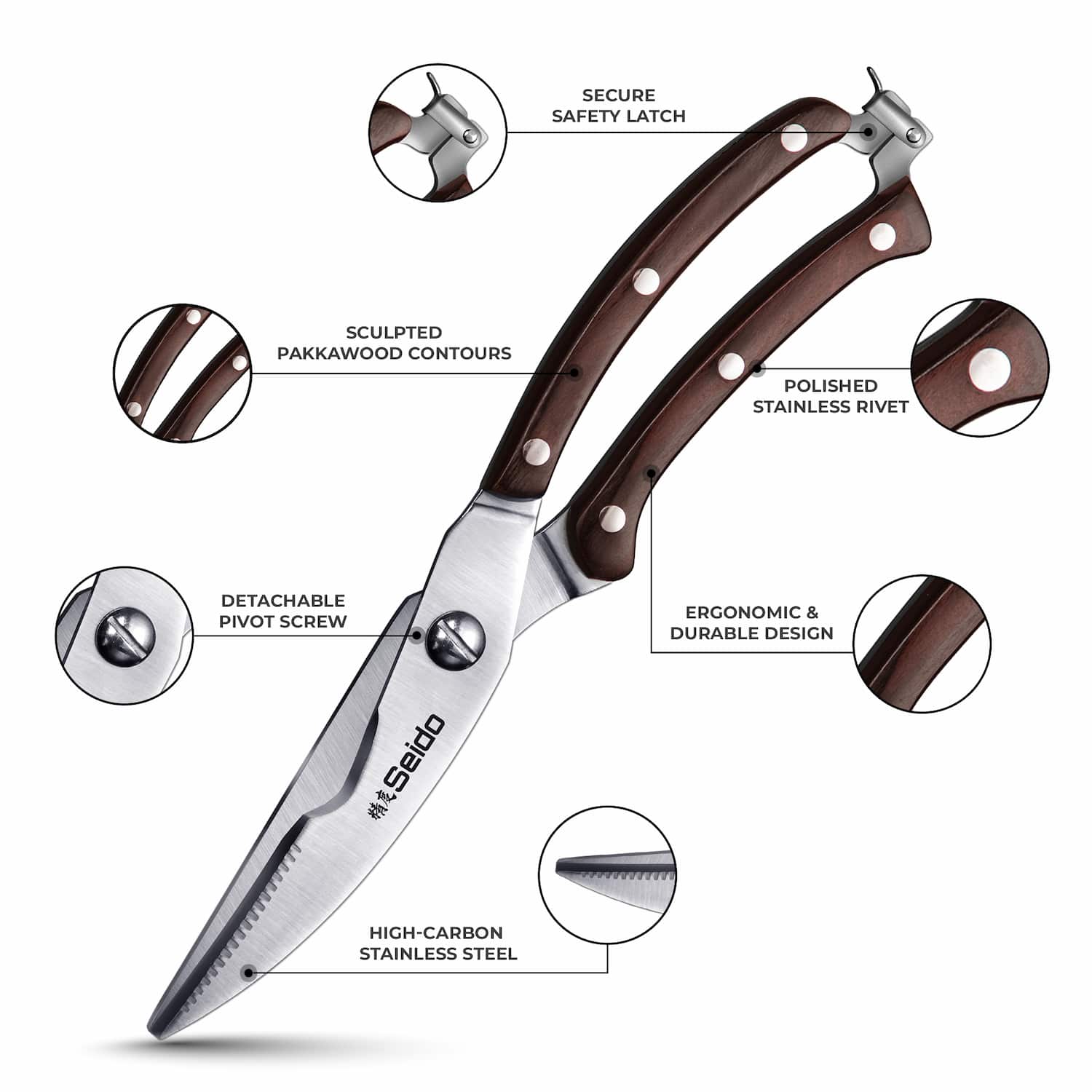 Master 4" Kitchen Shears