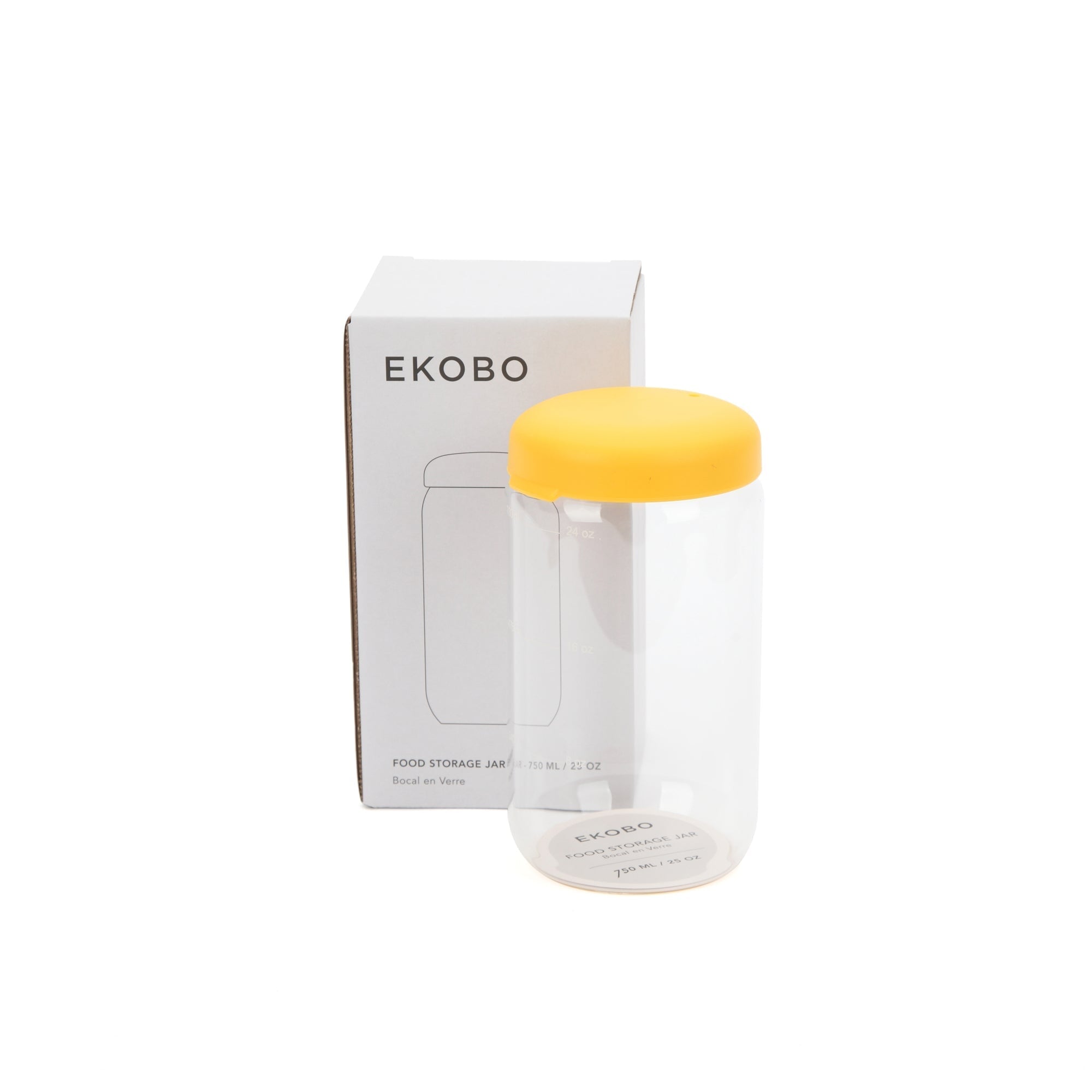 Food Storage Jar in Borosilicate Glass 25 oz - Mimosa