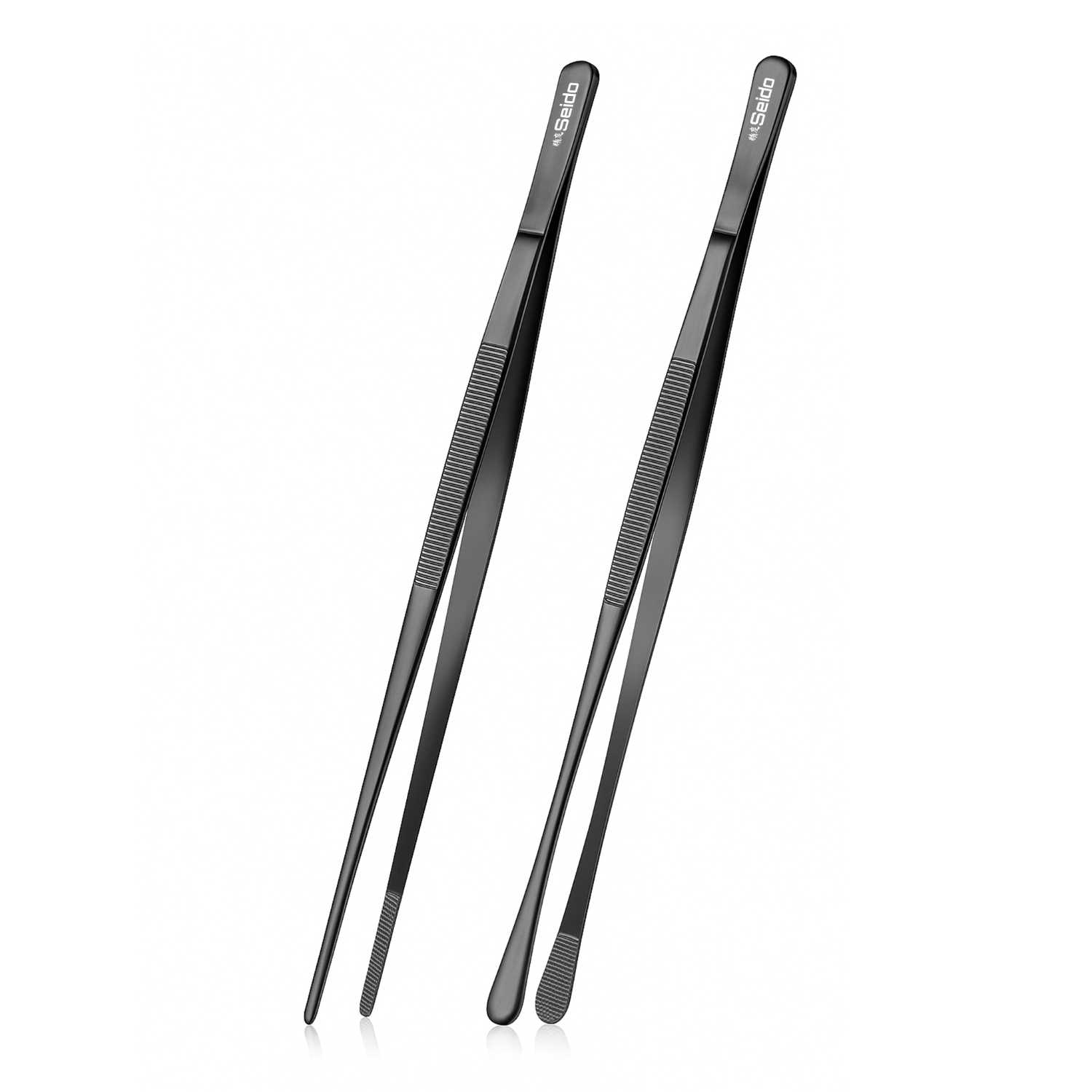 2-Piece Serving Tweezer Set