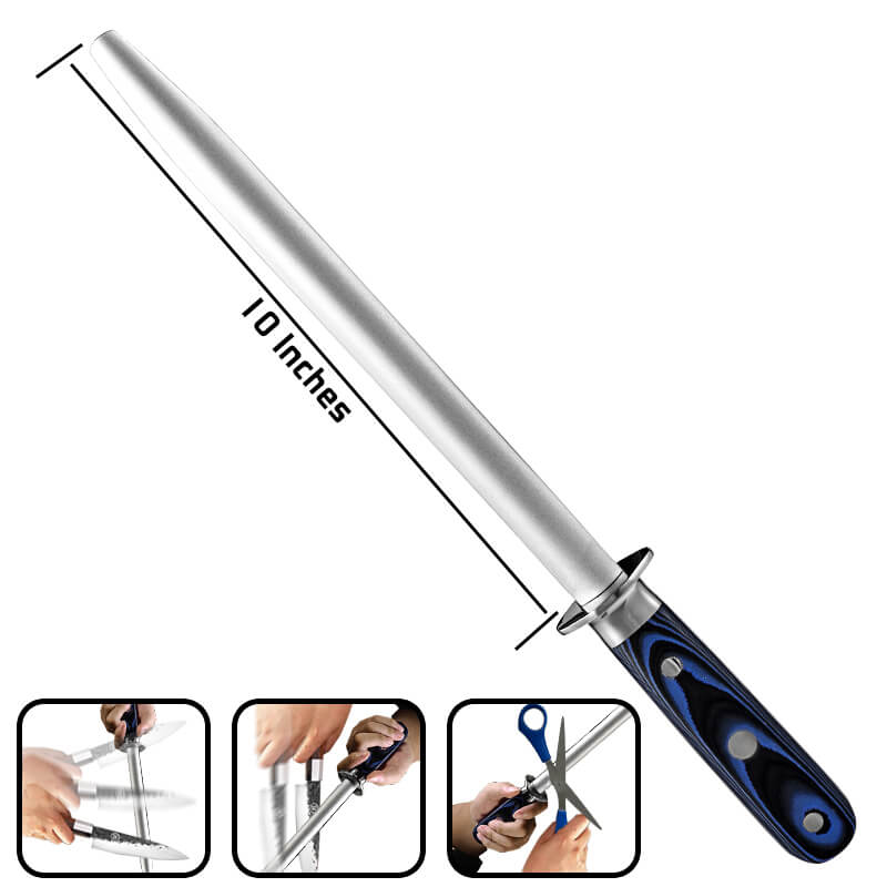 Kanpeki 10" Diamond Sharpening Rod