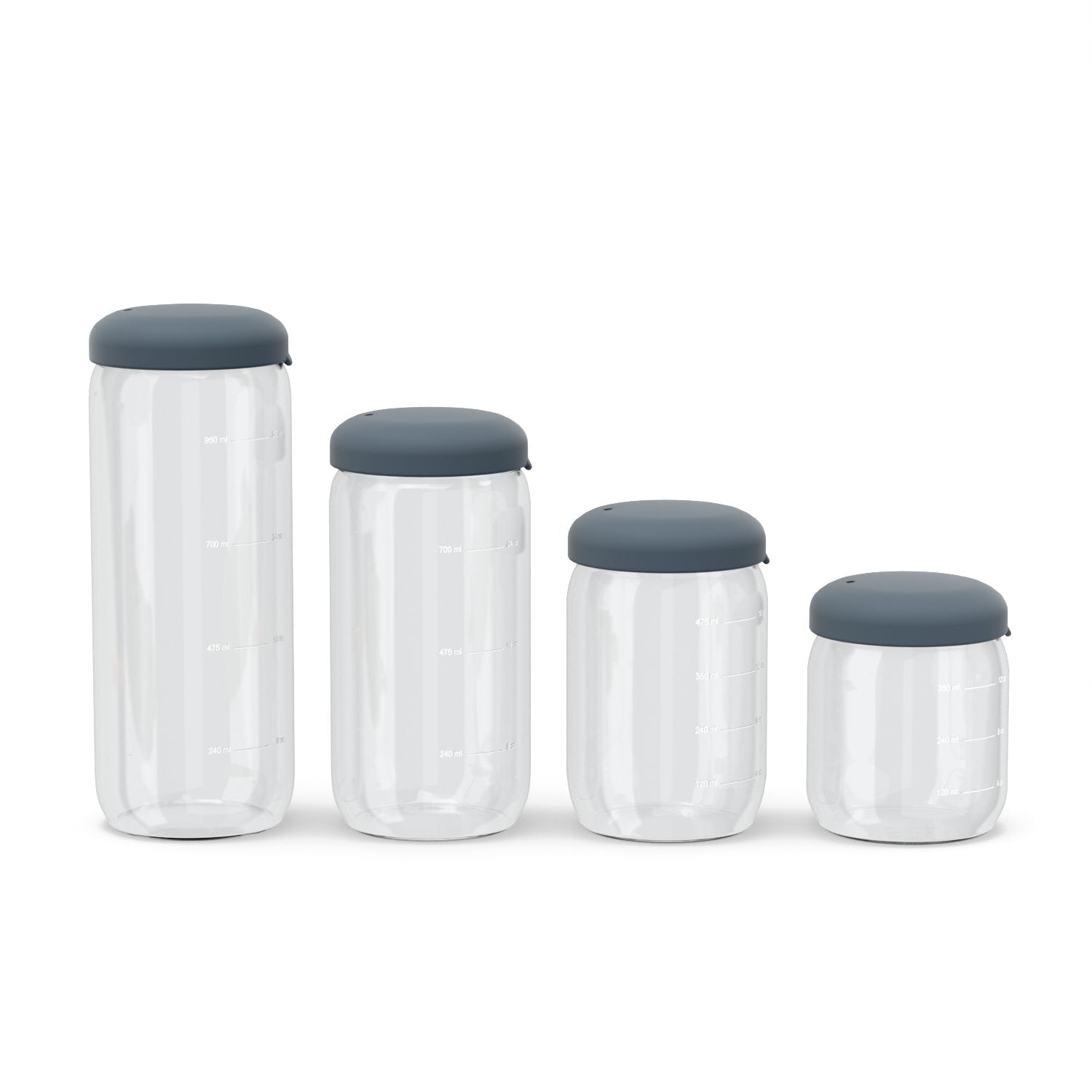 Food Storage Jar in Borosilicate Glass 17 oz - Storm